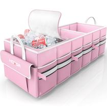 Organizador de Maletero HOTOR con Nevera Incorporada a Prueba de Fugas 69L Rosa