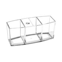 Organizador de Maquiagem Acrílico Transparente com 3 Gavetas - Para Batons, Esmaltes e Mais Organizador de Maquiagem Acrílico Transparente com 3 Gavetas - Para Batons, Esmaltes e Mais