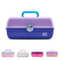 Organizador de maquiagem Caboodles On-The-Go Girl com espelho lilás