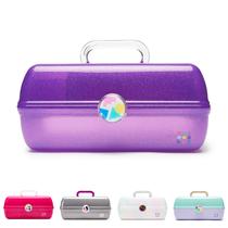 Organizador de maquiagem Caboodles On-The-Go Girl Purple Jelly