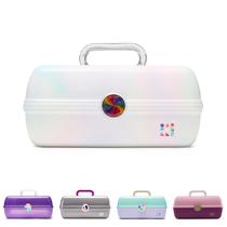 Organizador de maquiagem Caboodles On-The-Go Girl White Opal