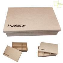 Organizador de Maquiagem Caixa em MDF Decorada Makeup 32x20x8