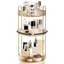 Organizador de maquiagem Cididu 360 Rotating 3 Tiers Plastic Organizador de maquiagem Cididu 360 Rotating 3 Tiers Plastic