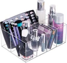 Organizador de Maquiagem Cosméticos banheiro Escova Creme Maquiagem Make Acrílico 5 divisórias
