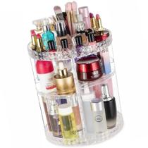 Organizador de Maquiagem Giratório 360 Acrílico Joias Cosméticos