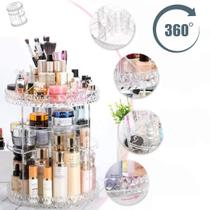 Organizador De Maquiagem Giratório Em Acrílico 360 Linha Premium