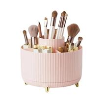 Organizador De Maquiagem Giratório Para Mesa, Caixa De Armazenamento Multifuncional Com