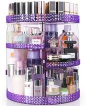 Organizador de maquiagem HEMTROY 360 Rotating Extra Large Capacity