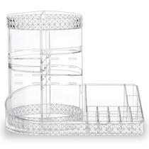 Organizador de maquiagem MOSIKER 360 Rotating Clear Acrylic Organizador de maquiagem MOSIKER 360 Rotating Clear Acrylic
