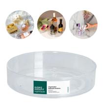 Organizador de Maquiagem Redondo Giratório Acrílico 24cm Paramount Porta Cosméticos Perfume Acessórios Organizador de Maquiagem Redondo Giratório Acrílico 24cm Paramount Porta Cosméticos Perfume Acessórios