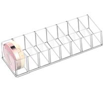 Organizador de maquiagem removível de acrílico Caddy Tuanse com 8 slots Organizador de maquiagem removível de acrílico Caddy Tuanse com 8 slots