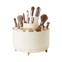 Organizador de Maquiagem Rotativo com Grande Capacidade - Caixa de Armazenamento para Cosméticos Organizador de Maquiagem Rotativo com Grande Capacidade - Caixa de Armazenamento para Cosméticos