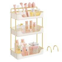 Organizador de maquiagem SONGMICS 3-Tier Skincare Cloud White UJKA013W02