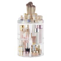 Organizador de maquiagem SUNFICON Rotating 360 Crystal Clear Acrílico
