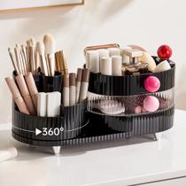 Organizador de maquiagem UFORU Countertop com suporte de pincel giratório de 360 Organizador de maquiagem UFORU Countertop com suporte de pincel giratório de 360