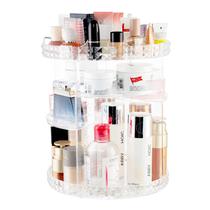 Organizador de maquiagem V-HANVER 360 Rotating Acrylic Clear