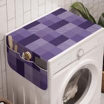 Organizador de Máquina de Lavar Roupa Ambesonne - Design Abstrato Roxo Quartzo