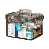 Organizador De Medicamentos Transparente Multifuncional Com Bandeja, Caixa De Armazenamento Plástica Organizador De Medicamentos Transparente Multifuncional Com Bandeja, Caixa De Armazenamento Plástica