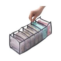 Organizador De Meias E Roupas Íntimas Dobrável, Caixa De Armazenamento Em Malha Respirável Para