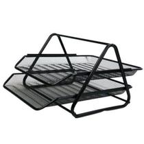 Organizador de Mesa 2 Andares Aramado Preto - TINGS