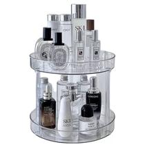 Organizador de Mesa 2 Andares Balcão Porta Maquiagem Giratório Acríilco 360º