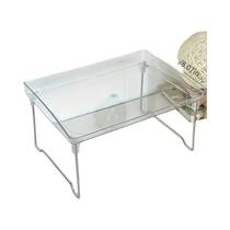 Organizador De Mesa De Acrílico Transparente, De Camada Única, Dobrável E Empilhável Para Cozinha E