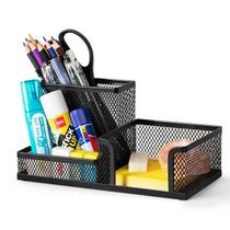 Organizador de mesa Deli Mesh Office Supplies Caddy Black