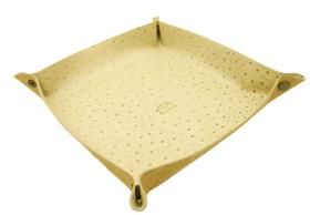 Organizador de Mesa em Couro Porta Treco Amarelo Organizador de Mesa em Couro Porta Treco Amarelo