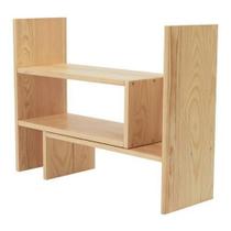 Organizador De Mesa Escritório Sala Natural Em Madeira Organizador De Mesa Escritório Sala Natural Em Madeira