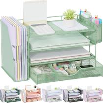 Organizador de Mesa gianotter de 4 Níveis com Gavetas Verde Sálvia Organizador de Mesa gianotter de 4 Níveis com Gavetas Verde Sálvia