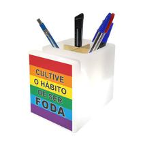 Organizador de Mesa Iluminado Frases Inteligente Decorfun