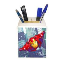 Organizador de Mesa Iluminado Homem de Ferro Marvel Organizador de Mesa Iluminado Homem de Ferro Marvel