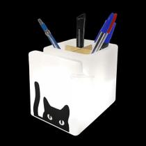 Organizador De Mesa Iluminado Logo Gatinho Espião A Pilha - 10010784 Organizador De Mesa Iluminado Logo Gatinho Espião A Pilha - 10010784