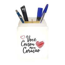 Organizador de Mesa Iluminado Você Coisou Meu Coração Organizador de Mesa Iluminado Você Coisou Meu Coração