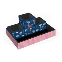 Organizador de mesa Lacos e Afetos by Sof Martins Fina Ideia