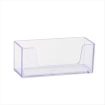 Organizador de mesa Maxcril modular pequeno cristal 11x4,5cm