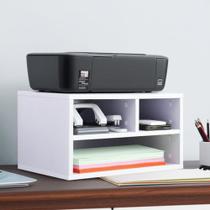 Organizador de Mesa Multiuso 45cm Mdf - Suporte p/ Impressora ou Monitor Organizador de Mesa Multiuso 45cm Mdf - Suporte p/ Impressora ou Monitor