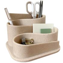 Organizador de Mesa OAKOA Caddy Bege Neutro Porta Canetas
