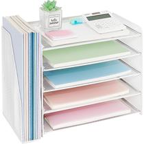 Organizador de Mesa OPNICE com 5 Níveis e Suporte para Revistas