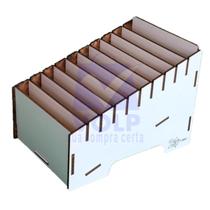 Organizador De Mesa Para Assistência 10 Baias Sem Abas Branco Comandas Organizador De Mesa Para Assistência 10 Baias Sem Abas Branco Comandas