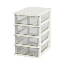 Organizador De Mesa Pequeno Com 2-6 Camadas, Caixa De Armazenamento Plástica Com Gaveta Para