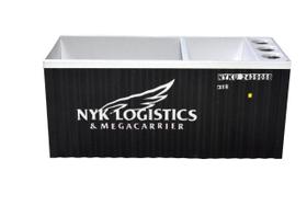 Organizador de mesa porta caneta conteiner em metal - nyk logistics