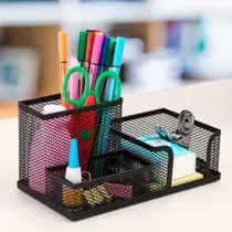 Organizador de mesa/ Porta treco/ porta caneta/ lápis/ clips/ papel