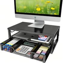 Organizador de Mesa Simples Trending Suporte para Monitor de 2 Níveis Organizador de Mesa Simples Trending Suporte para Monitor de 2 Níveis