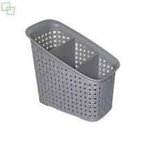 Organizador de Mesa Talheres Caneta Lápis Multiuso Rattan 3 Divisórias de Plástico Resistente Nitron