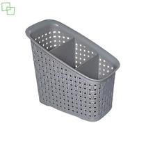 Organizador de Mesa Talheres Caneta Lápis Multiuso Rattan 3 Divisórias de Plástico Resistente Nitron