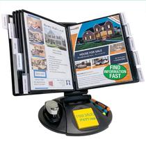 Organizador de Mesa Ultimate Office AdjustaView com 10 Bolsos Preto Organizador de Mesa Ultimate Office AdjustaView com 10 Bolsos Preto