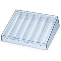 Organizador de Moedas Acrílico Cristal Waleu