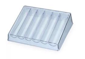 Organizador de moedas acrílico cristal