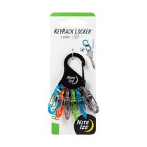Organizador de mosquetões de chaves Nite Ize KeyRack Steel S-Biner